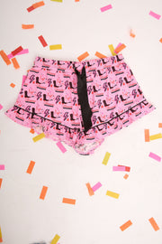 Stomping Ground Pajama Shorts - Red and Black SidelineLUX