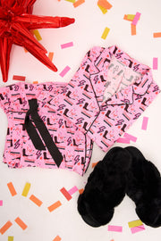 Stomping Ground Pajama Set - Red and Black SidelineLUX