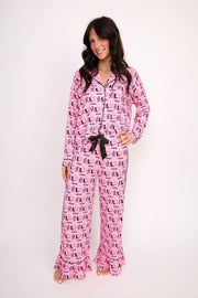 Stomping Ground Pajama Set - Red and Black SidelineLUX