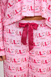 Stomping Ground Pajama Set - Crimson and Grey SidelineLUX