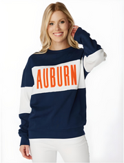 Auburn Color Block Sweatshirt