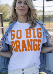 Go Big Orange Chenille Team Top
