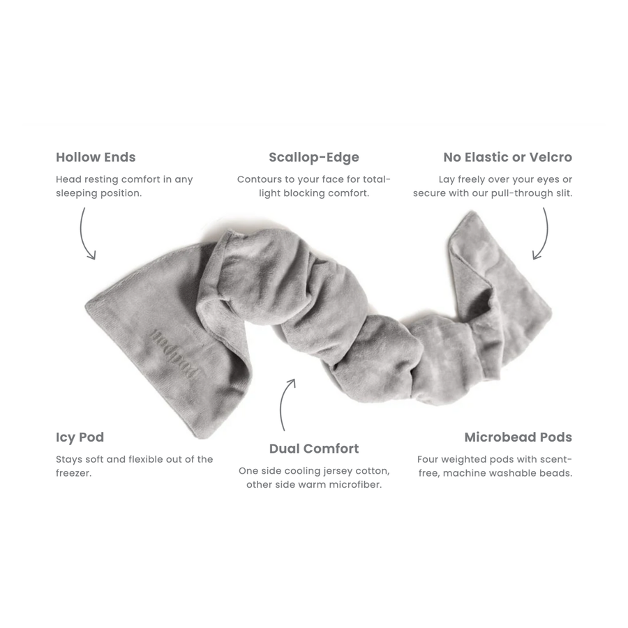 Bone Weighted Sleep Mask - Eye Mask nodpod